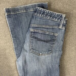 Gap Jeans Women 6 L Boot Cut Long‎ Lean Low Rise Dark Wash Denim Canada 31x34.5